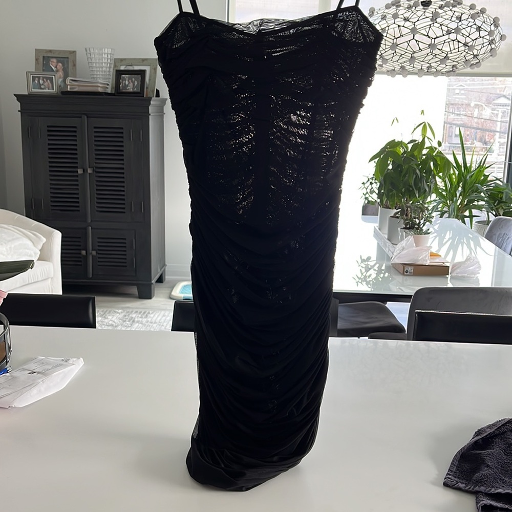 Babaton, black dress, size 6 great condition sexy on - Picture 4 of 8